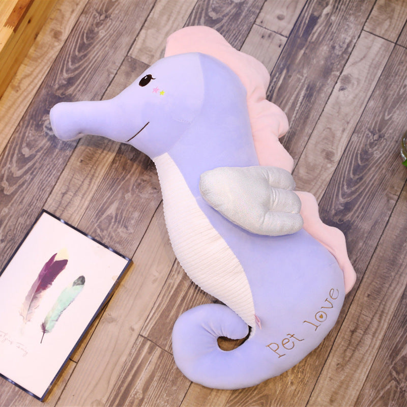 Seahorse Plush Doll Pillow
