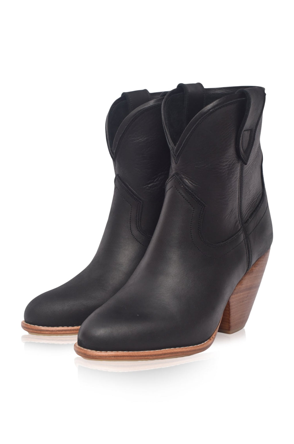 Charro Cowboy Leather Boots