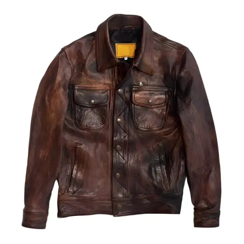 Men’s Horsehide Leather Winter Jacket